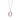 Initial Necklace in Pink