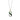 Number Necklace in Green Malachite