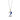 Number Necklace in Lapis Blue