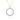 Open Circle Diamond Necklace