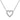 Open Heart White Gold .13CT Diamond Necklace