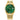 Tsuyosa Green/Golden 40MM Watch