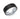 Black Tri-Ribbed Steel Ring - SHOPKURY.COM