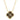 Clover Diamond Black Mother Pearl Necklace