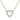 Open Heart Yellow Gold .13CT Diamond Necklace