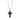 Wood Inlay Steel Cross Necklace