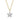 White and Yellow Diamond Star Necklace