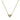 Diamond Heart Yellow Gold Necklace