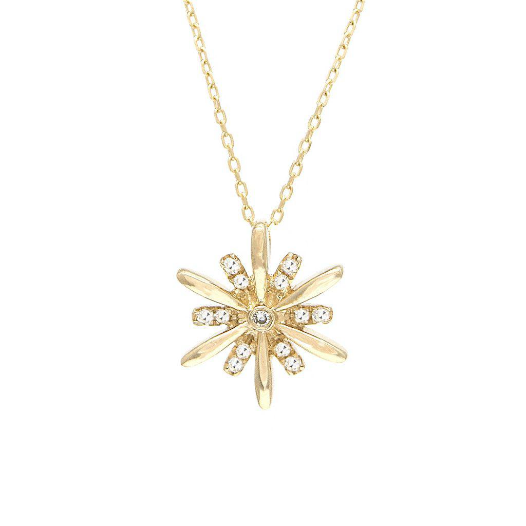 Star Bust Diamond Necklace 14K – SHOPKURY.COM